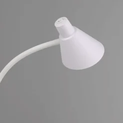 Weiße LED Stehleuchte Metall 150 cm 4 W 3000 K flexibel