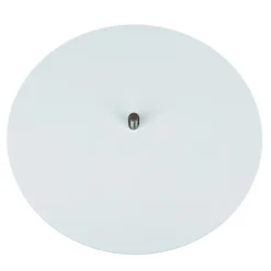 Weiße Stehleuchte Metall 153 cm flexibel