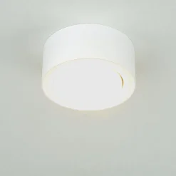 Weißer Deckenspot blendarm GX53 wohnlich JAMEY