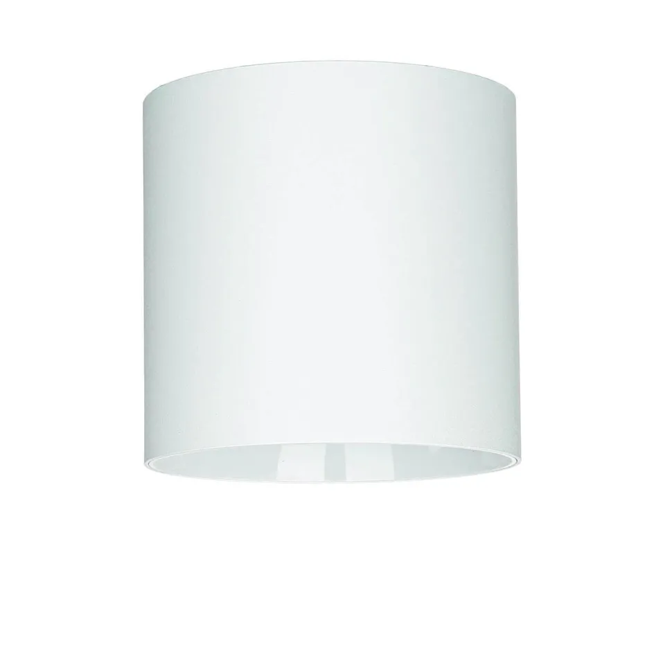 Weißer Deckenspot Metall akzentuiert Ø12,7cm GU10