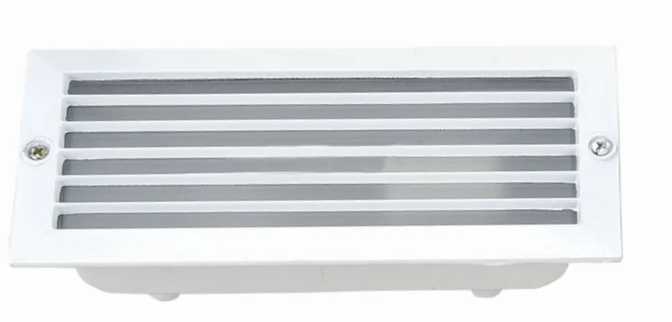 Weißer Einbaustrahler außen IP44 E27 Aluminium B:24cm