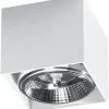 Weißer Spot Decke B:12cm klein GU0 Aluminium