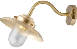 Wetterfeste Außenwandleuchte KAVALA Messing Maritim