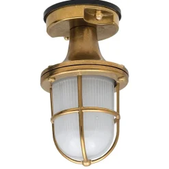 Wetterfeste Deckenleuchte SANTORIN Messing außen