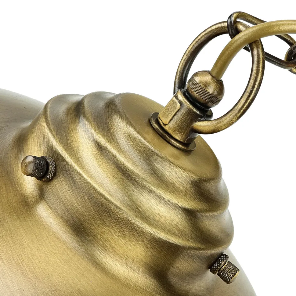 Wetterfeste Hängelampe KAVALA Messing Maritim IP54