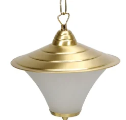 Wetterfeste Hängelampe KORE Messing Glas Rustikal