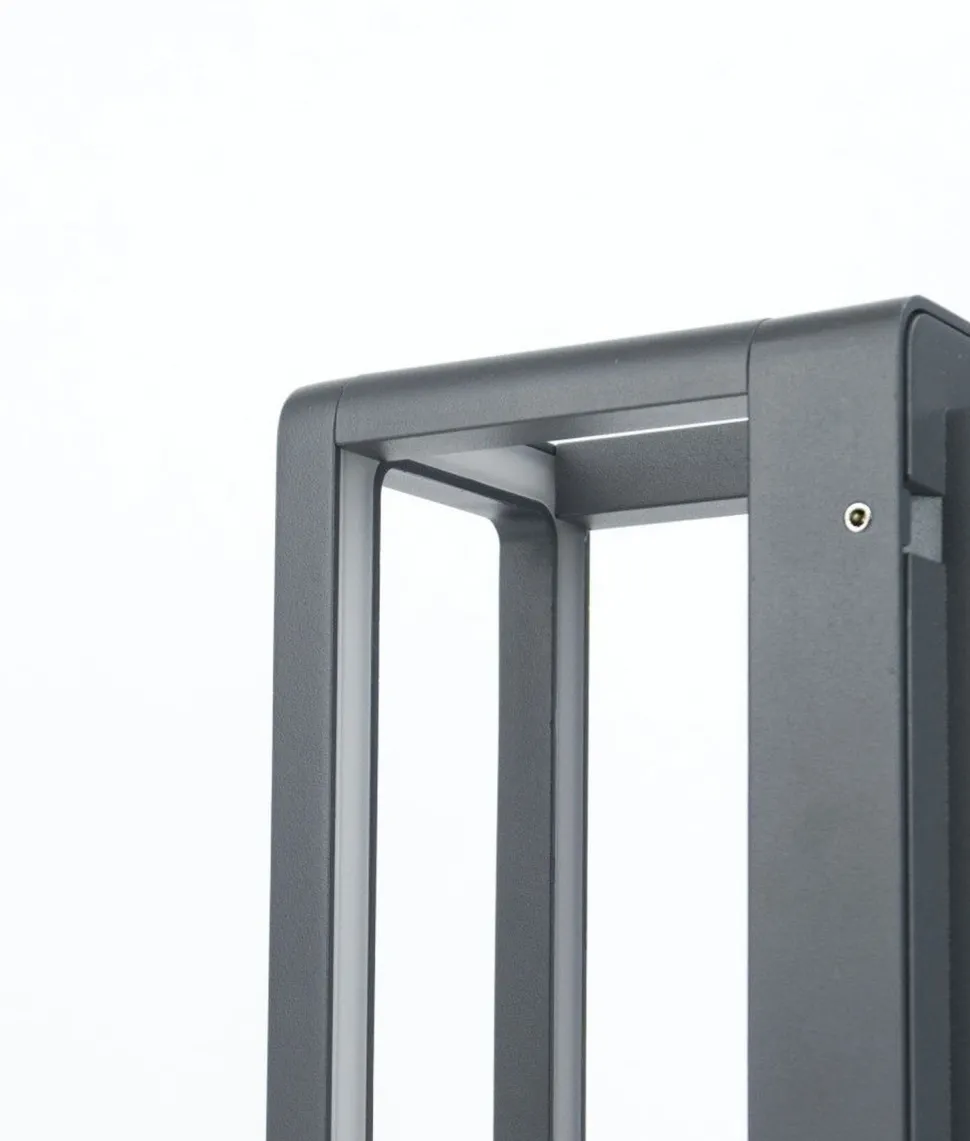 Wetterfeste LED Wandlampe Außen Aluminium IP65 210 lm