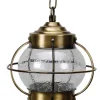 Wetterfeste Pendelleuchte PATRAS Messing Maritim