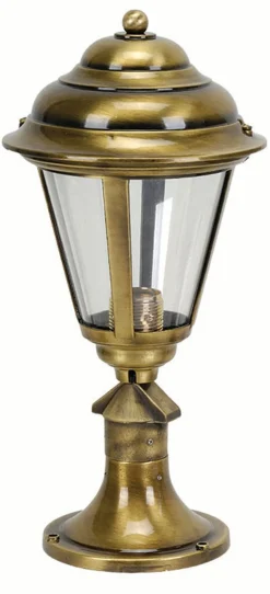 Wetterfeste Stehleuchte LAMIA Messing Rustikal H:40cm