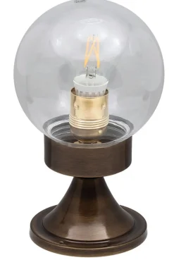 Wetterfeste Stehleuchte VERIA Messing antik rund