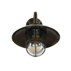 Wetterfeste Wandlampe KAVALA Messing antik rostfrei