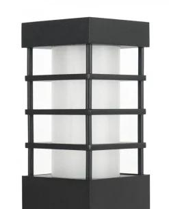 Wetterfeste Wandlampe Schwarz eckig IP54 E27