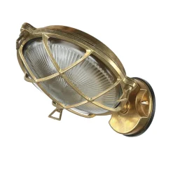 Wetterfeste Wandleuchte SERIFOS Messing Maritim IP64