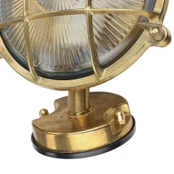 Wetterfeste Wandleuchte SERIFOS Messing Maritim IP64