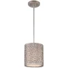 Wohnliche Deckenlampe ASTILLA in Silber Vintage