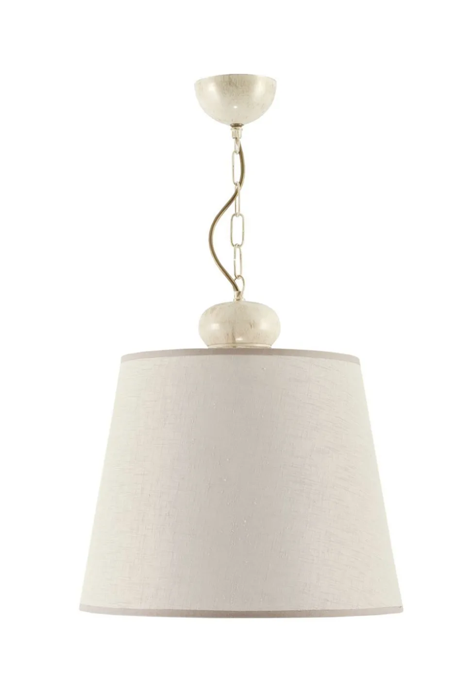 Wohnliche Hängelampe LOCOLA Stoff Schirm Decke E27