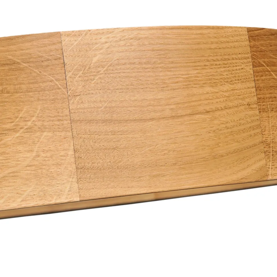 Wohnliche LED Deckenleuchte ARBARO in Eiche rund