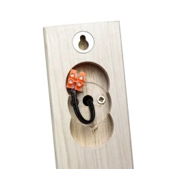 Wohnliche Wandlampe BEVERELY Holz 3-flmg Leuchte