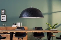 Wohnzimmer Hängelampe Schwarz Modern Design Ø70cm