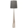Wohnzimmer Stehlampe Stoff Metall 181cm Modern Design