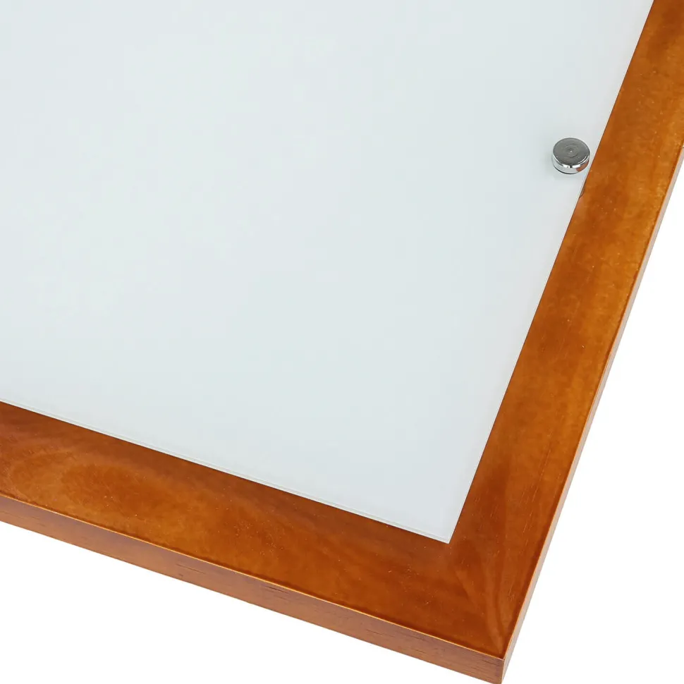 Wohnzimmerlampe Braun Weiß Holz Deckenleuchte