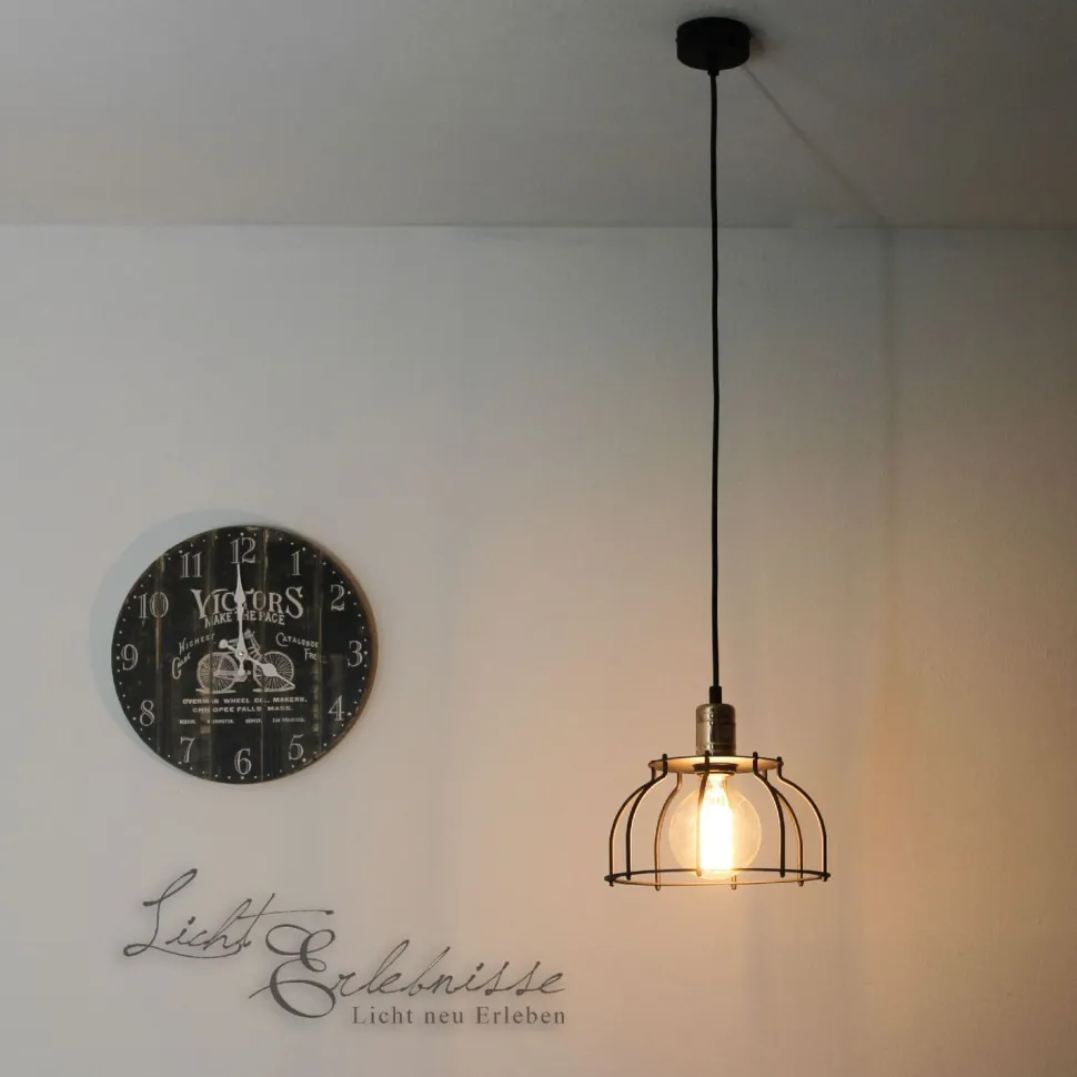 XL Edison Pendelleuchte Steam Punk