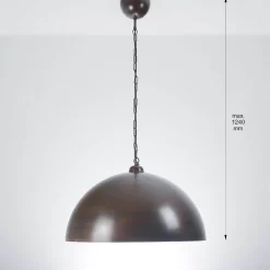 XL Hängeleuchte im Loftstil antik