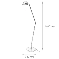 XXL Bankerlampe Messing Glas Wohnzimmer MINISTERO