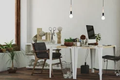 XXL Hängelampe Spider flexibel L:400 cm E27 in Schwarz