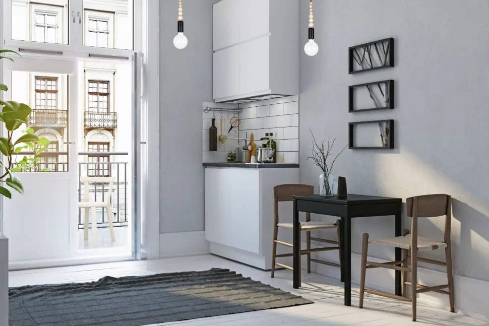 XXL Hängelampe Spider flexibel L:400 cm E27 in Schwarz