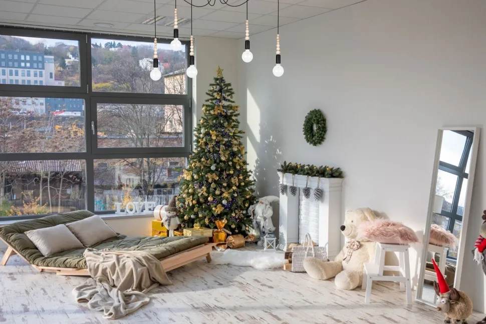 XXL Hängelampe Spider Schwarz L:400 cm E27 5-flammig