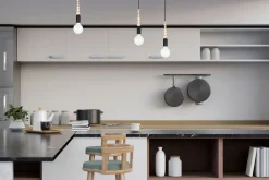 XXL Hängelampe Spider verstellbar L:400 cm E27 Schwarz