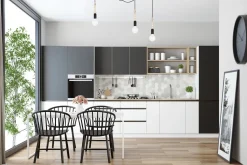 XXL Hängelampe Spider verstellbar L:400 cm E27 Schwarz