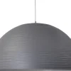 XXL Pendelleuchte Ø72cm Silber CASCO Handarbeit