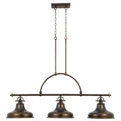 XXL Pendelleuchte RURAL in Bronze Lampe 3xE27
