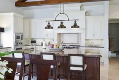 XXL Pendelleuchte RURAL in Bronze Lampe 3xE27